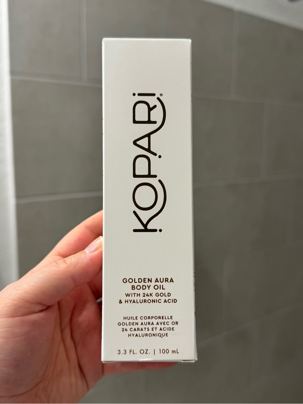 Kopari Golden Aura Body Oil — White & Gold